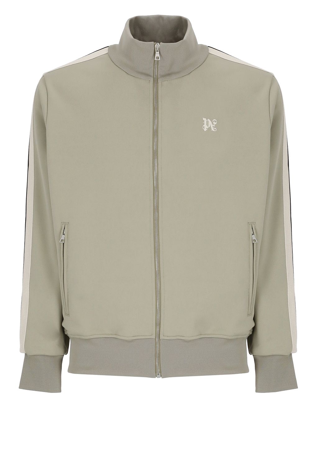 Palm Angels PA-monogram cotton hoodie - Grey