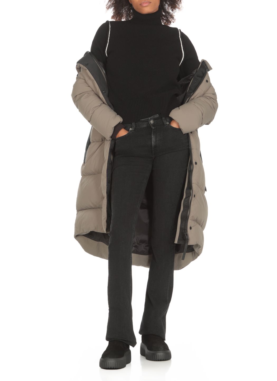 Byward padded and quilted coat