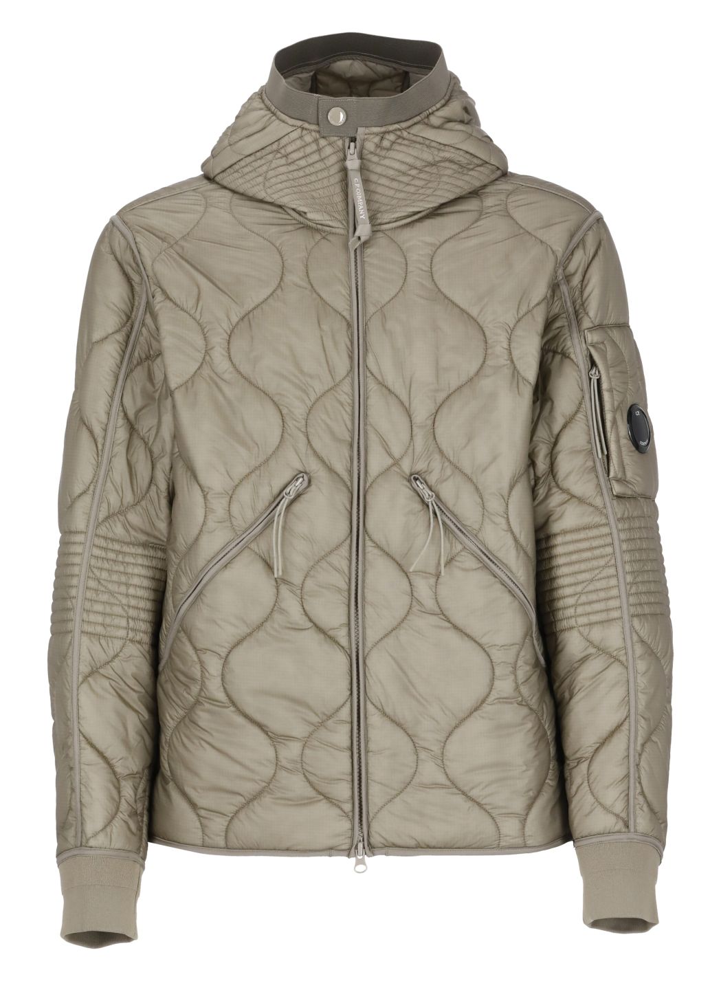 Padded and quilted jacket