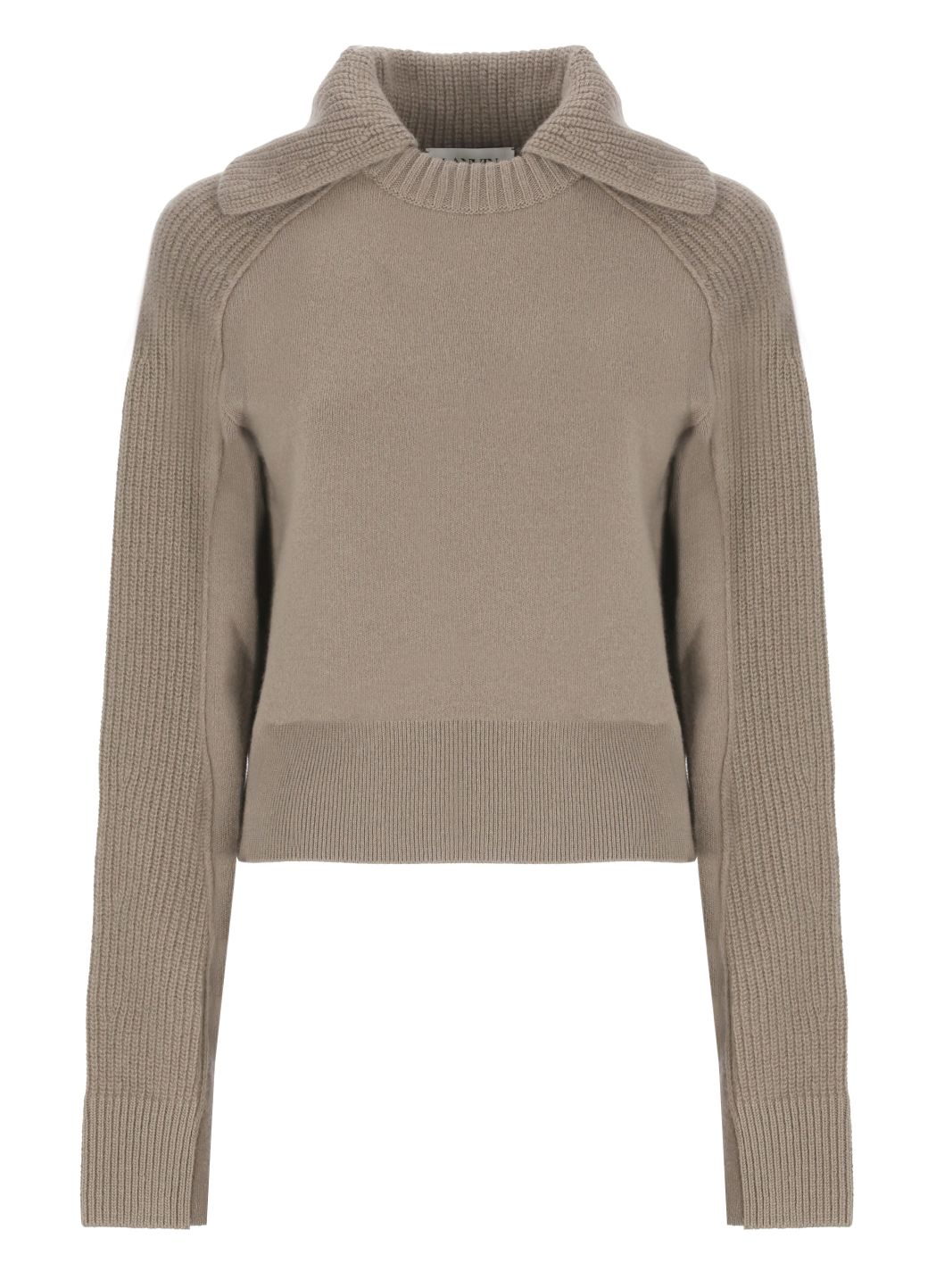 Maglia in lana vergine e cashmere