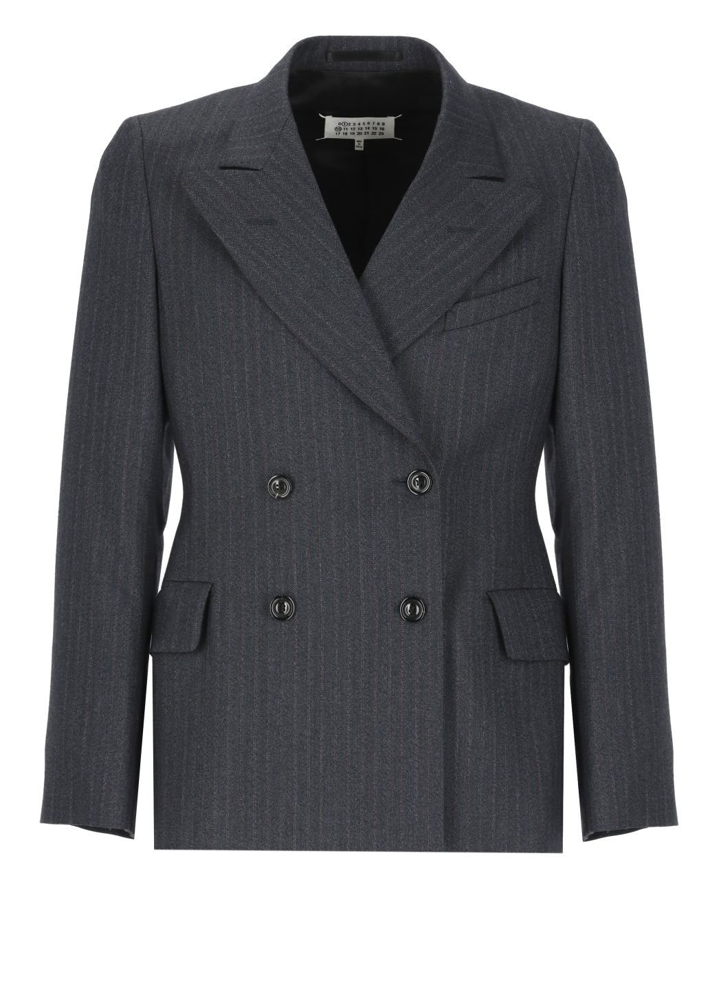 Wool double-breasted blazer