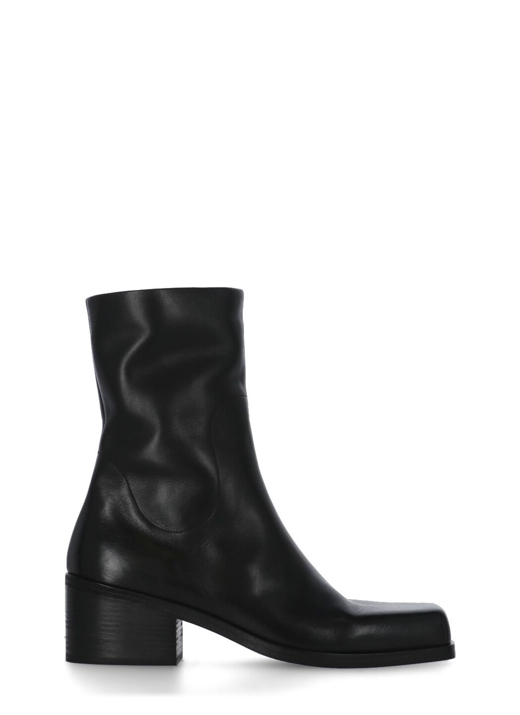 Leather ankle boots