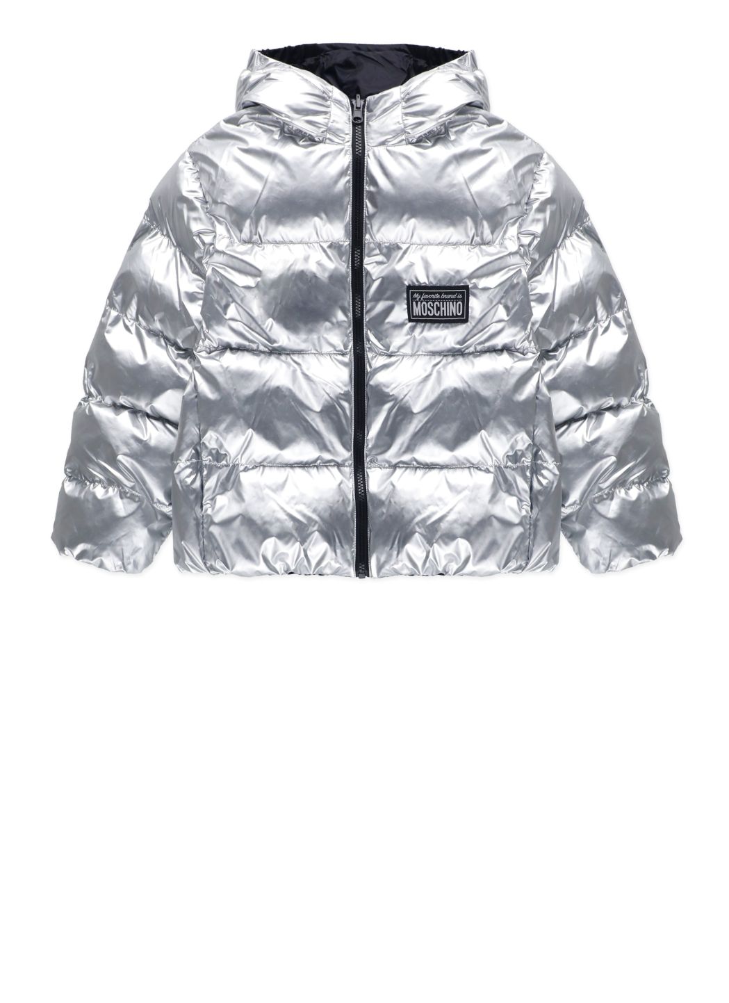 Padded jacket with logo