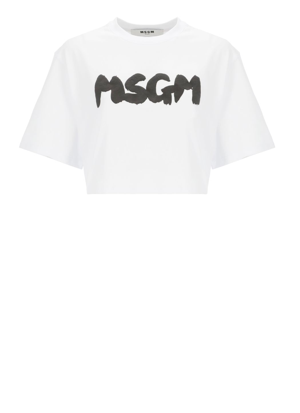 Cropped t-shirt with logo