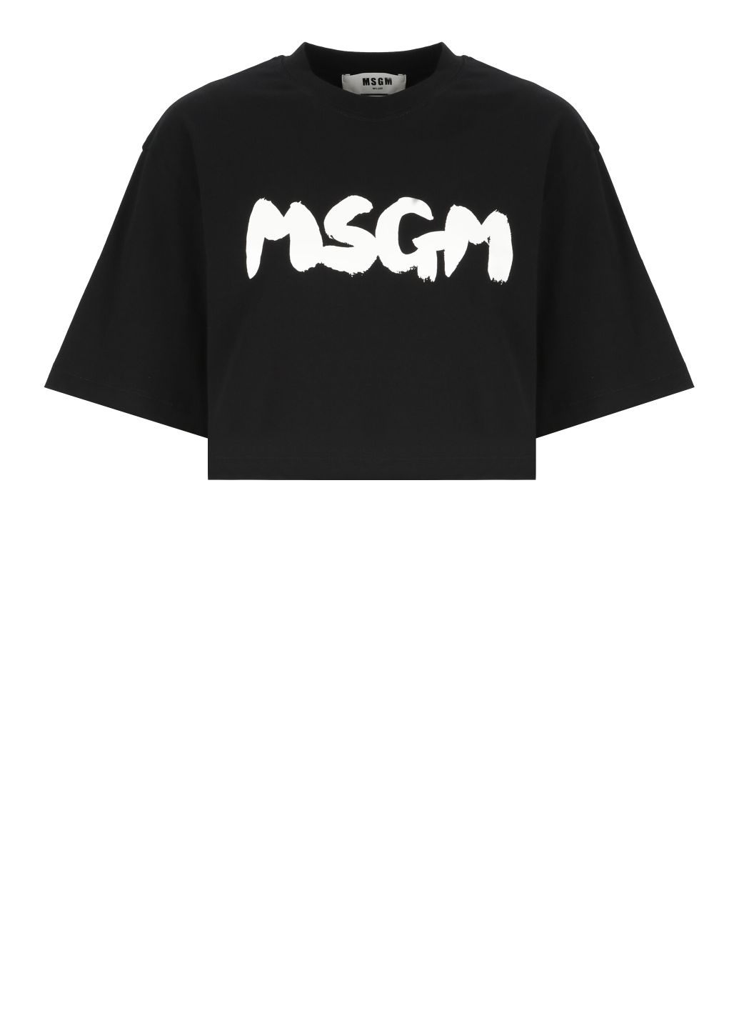 Cropped t-shirt with logo