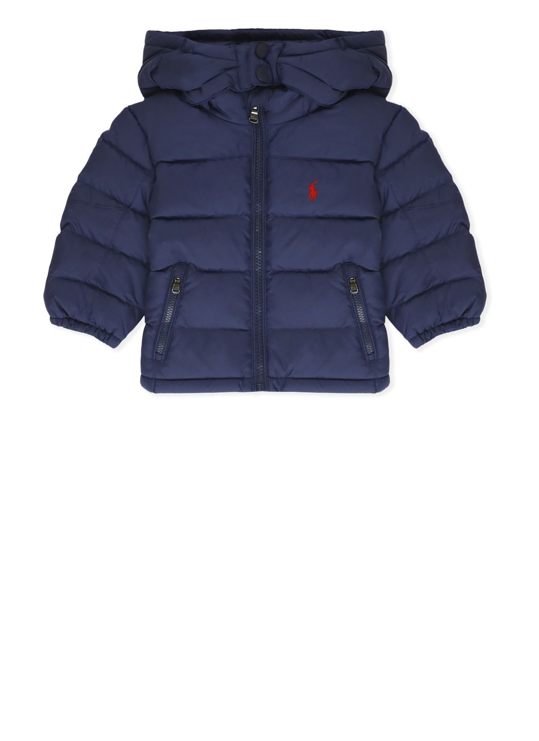 Pony quilted down jacket