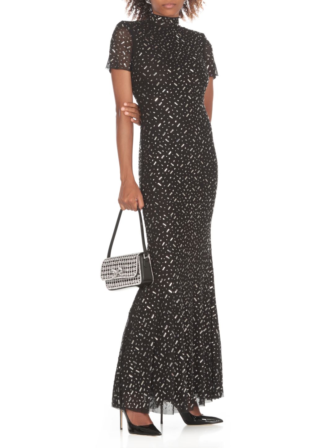 Dress with strass