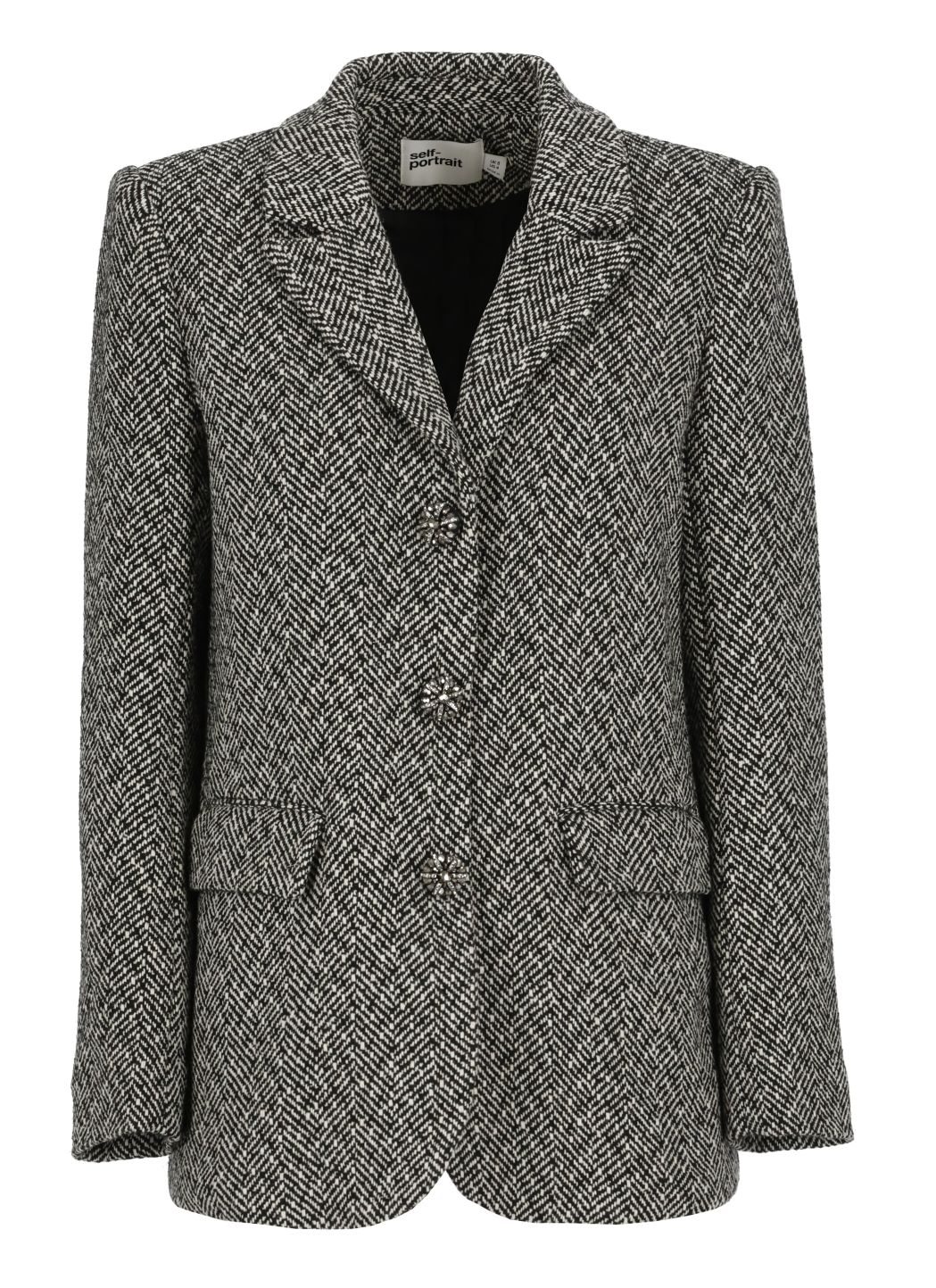 Wool blend blazer