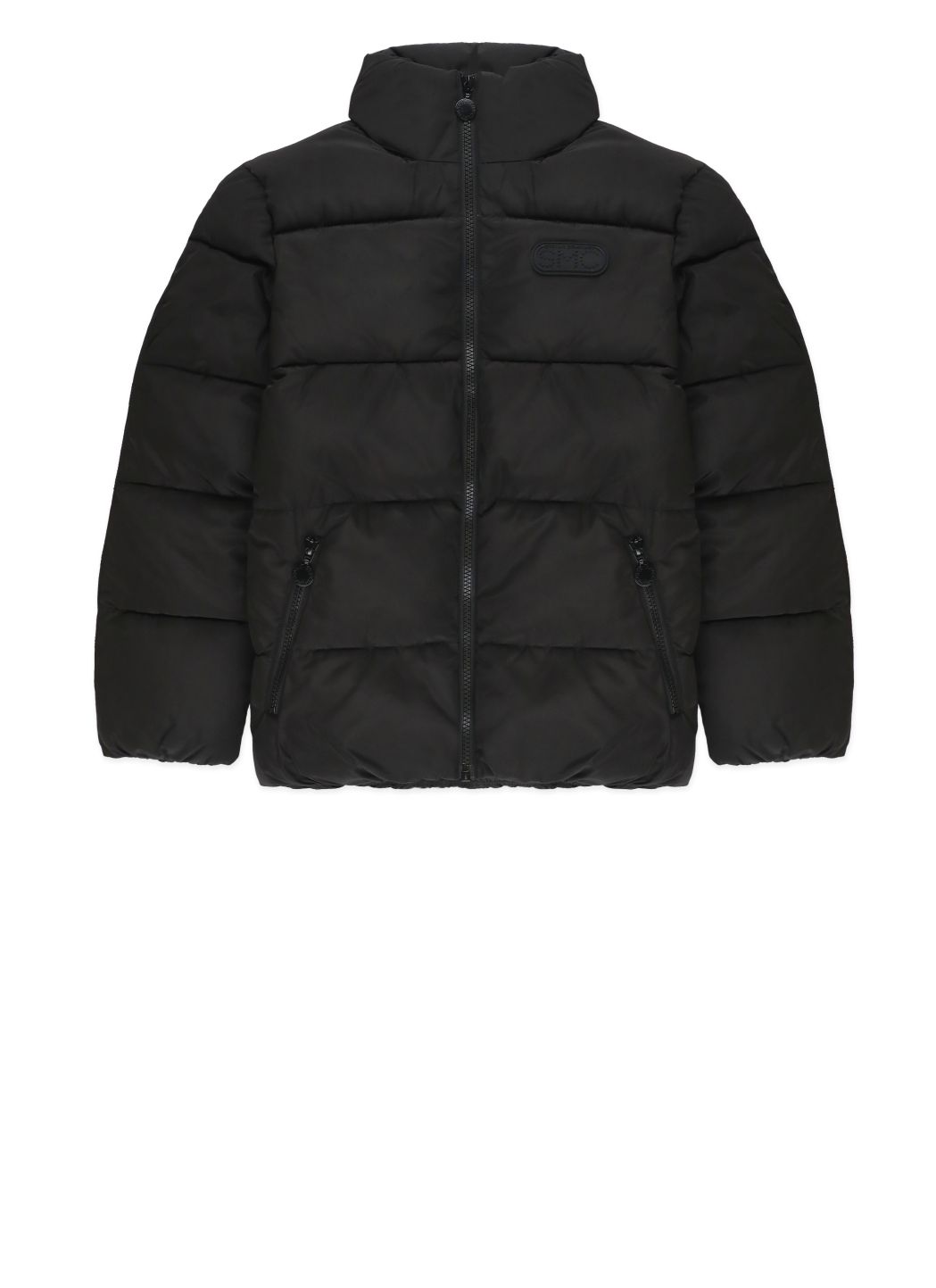 Quilted padded jacket with logo