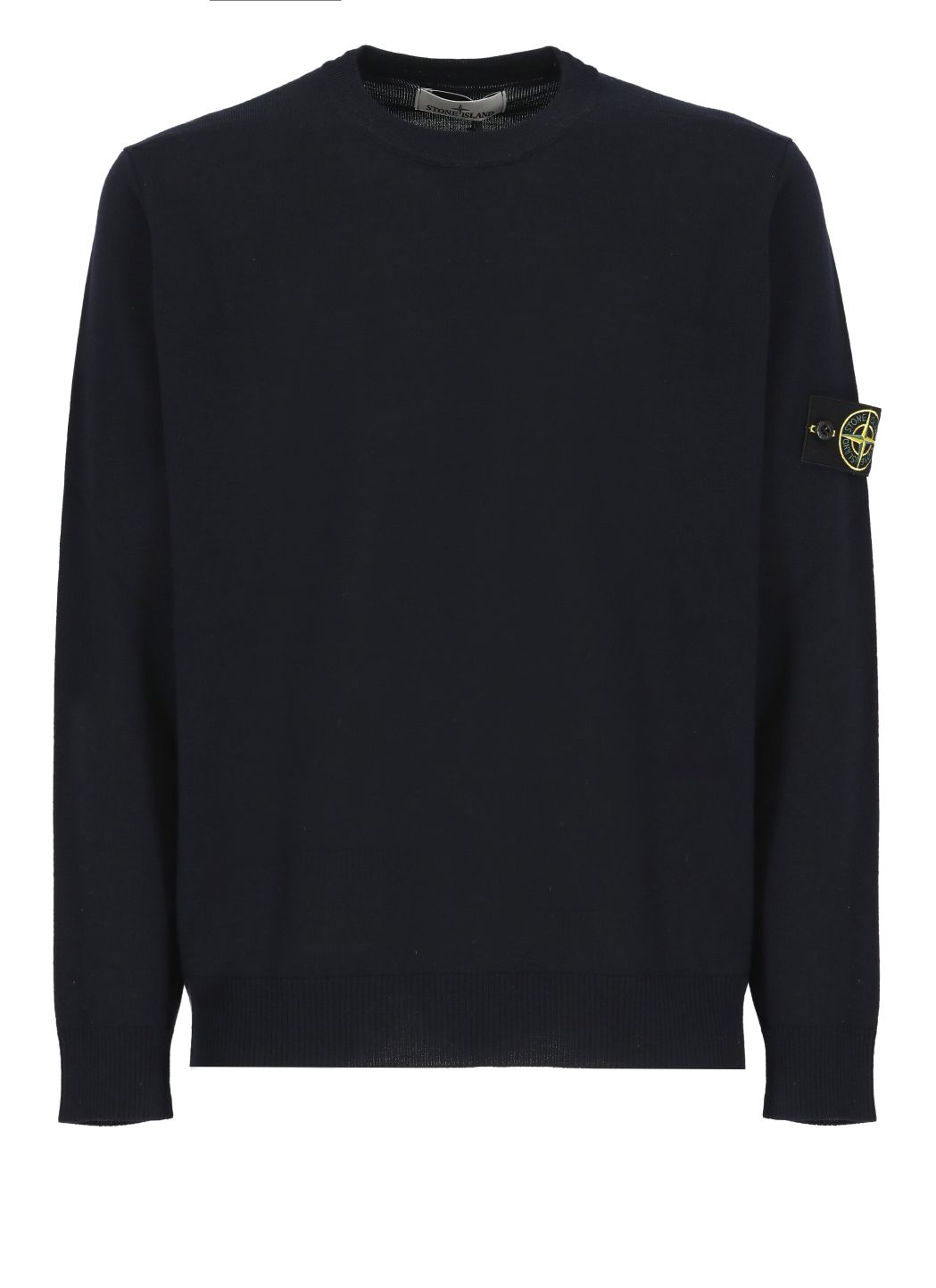 Wool sweater with logo