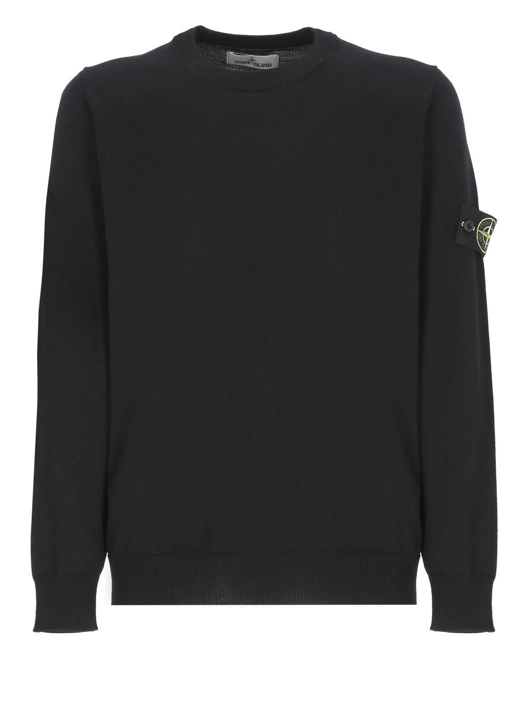 Wool sweater with logo