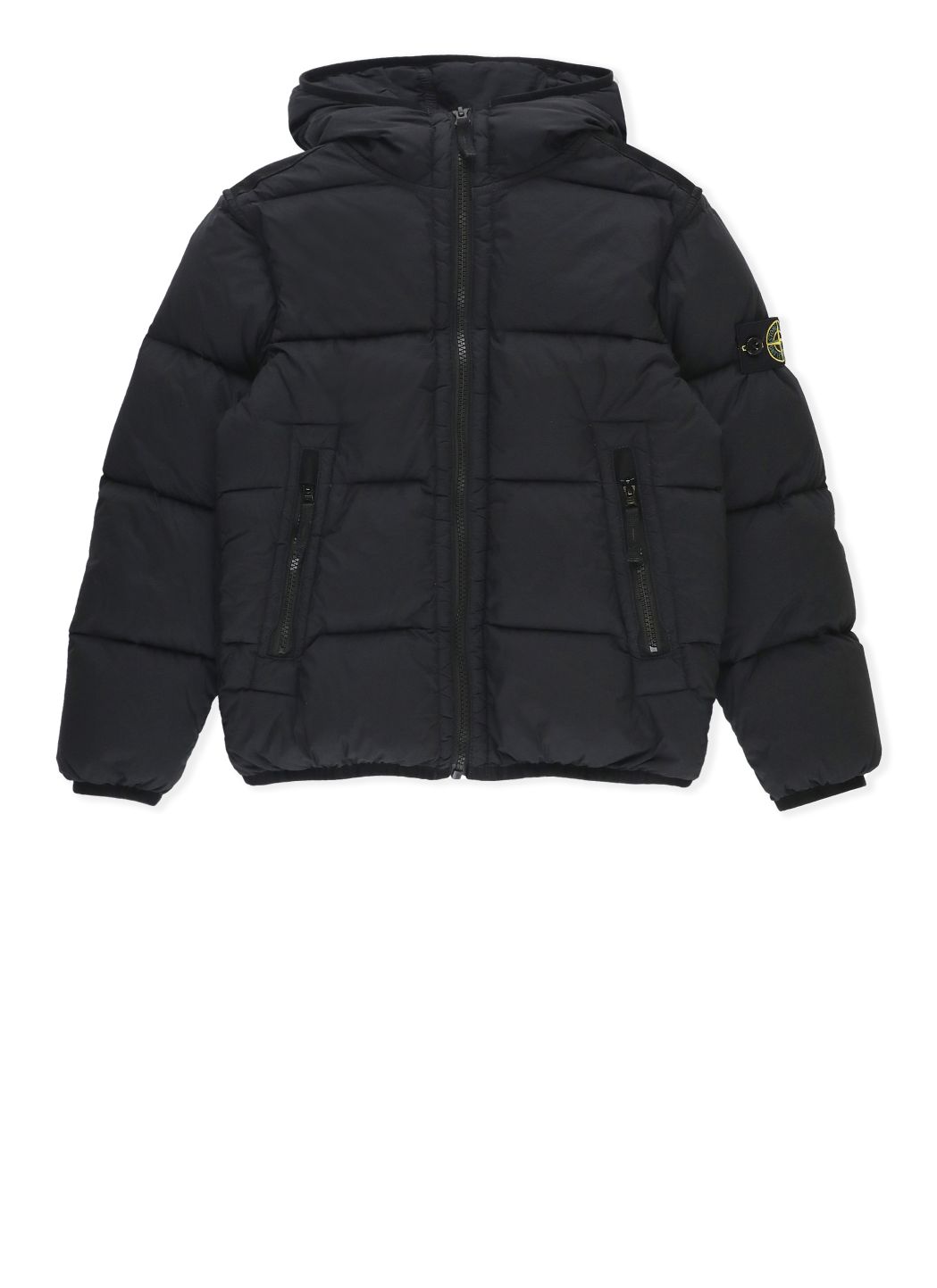 Quilted down jacket