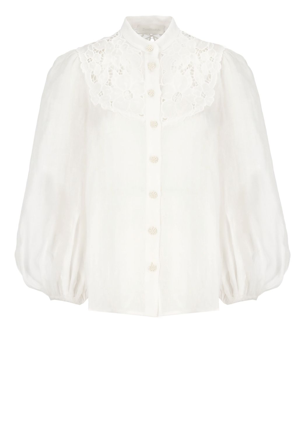 Golden Embroidered Yoke blouse