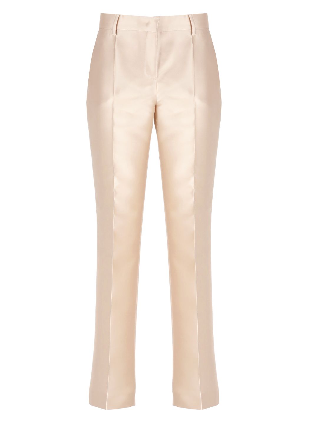 Silk blend trousers