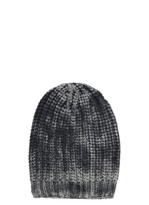 Wool and cashmere beanie