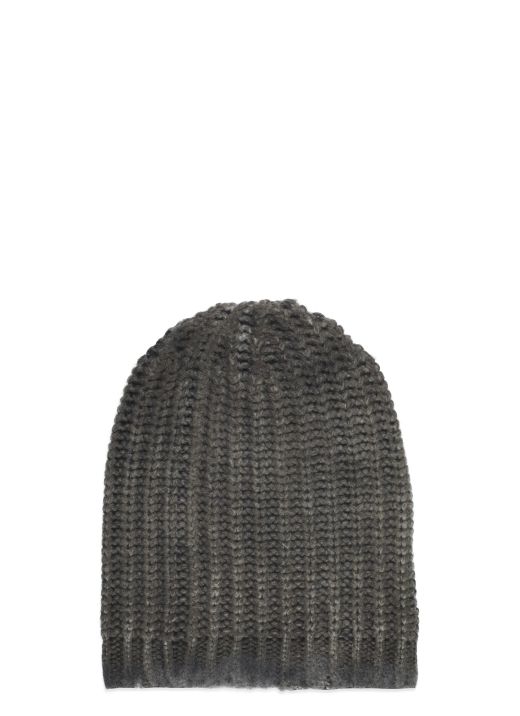 Wool and cashmere beanie