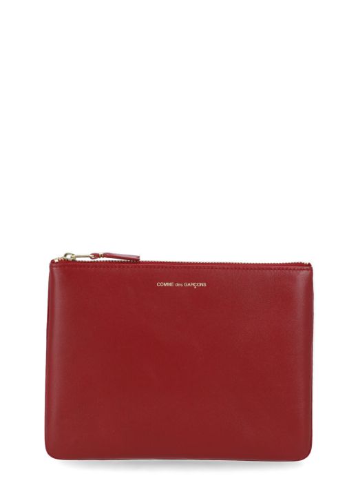 Leather pochette