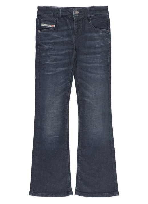 Cotton flared jeans