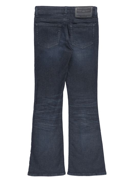 Cotton flared jeans