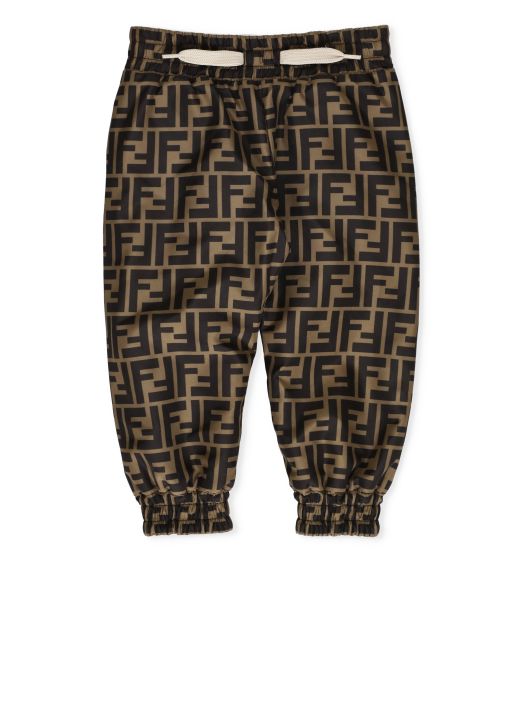 Pants with monogram