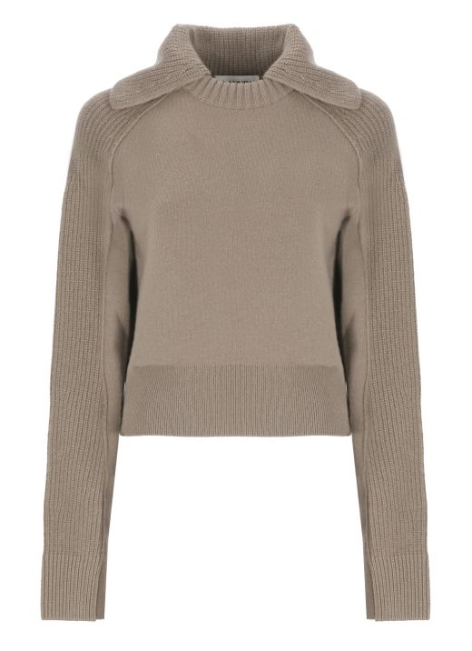 Virgin wool and cashmere sweater