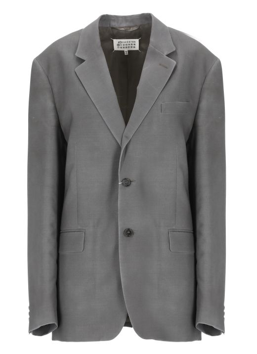 Wool and mohair blazer