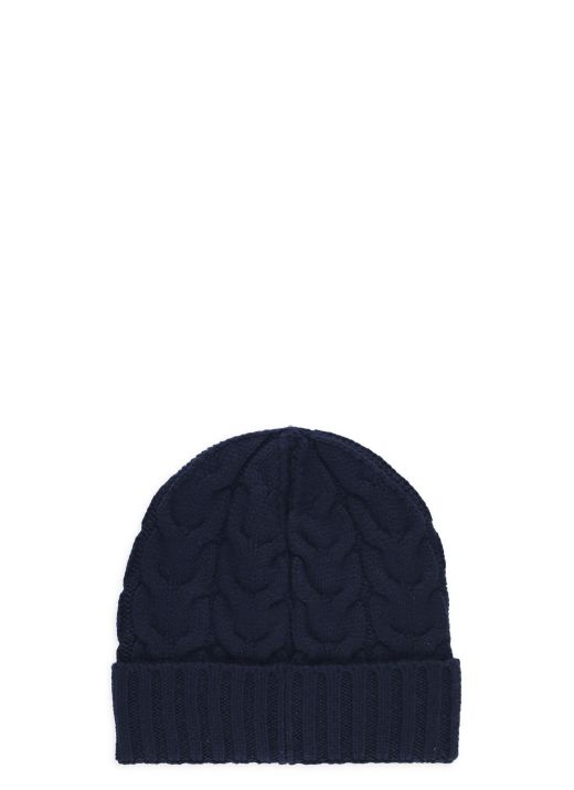 Virgin wool beanie hat