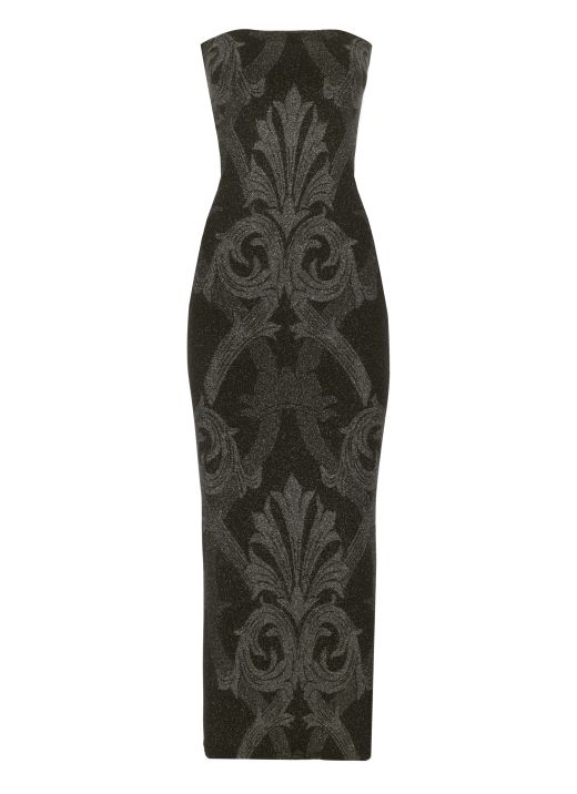 Metallic Jacquard dress