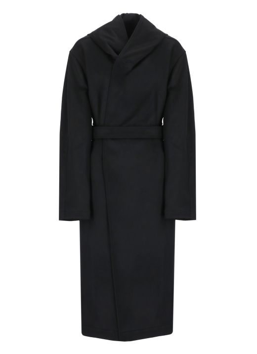 Wool and cashmere coat