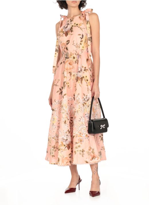 Acacia Broderie Midi dress