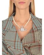 Man Bas Relief Pearl necklace