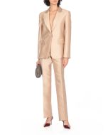 Silk blend blazer